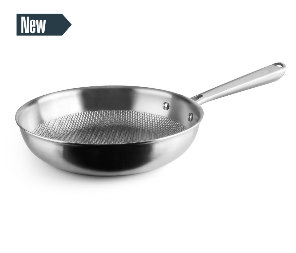 Sartén de Titanio Puro Lacor TitanGrill 3 Capas Sin PFAS Apta Inducción