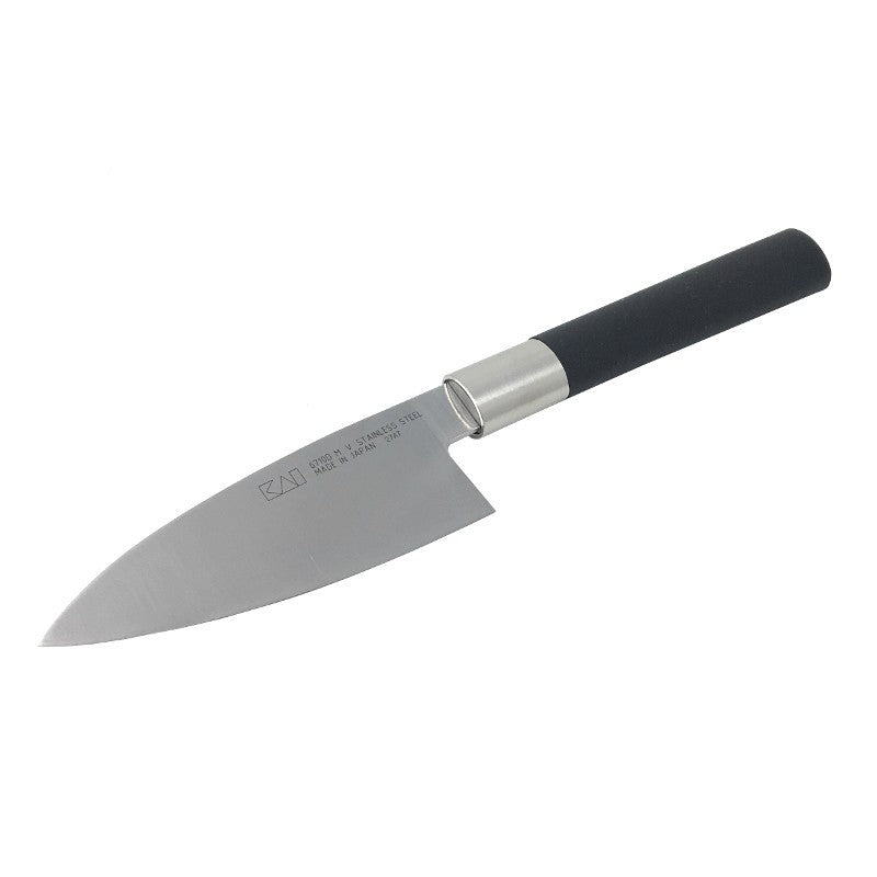 Cuchillo Wasabi Black Deba 10 Cms