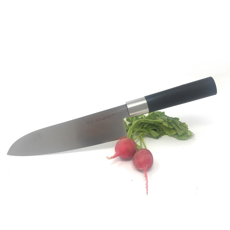 Cuchillo Wasabi Black Santoku 16 Cms