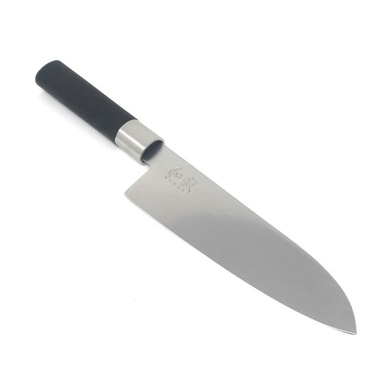 Cuchillo Wasabi Black Santoku 16 Cms