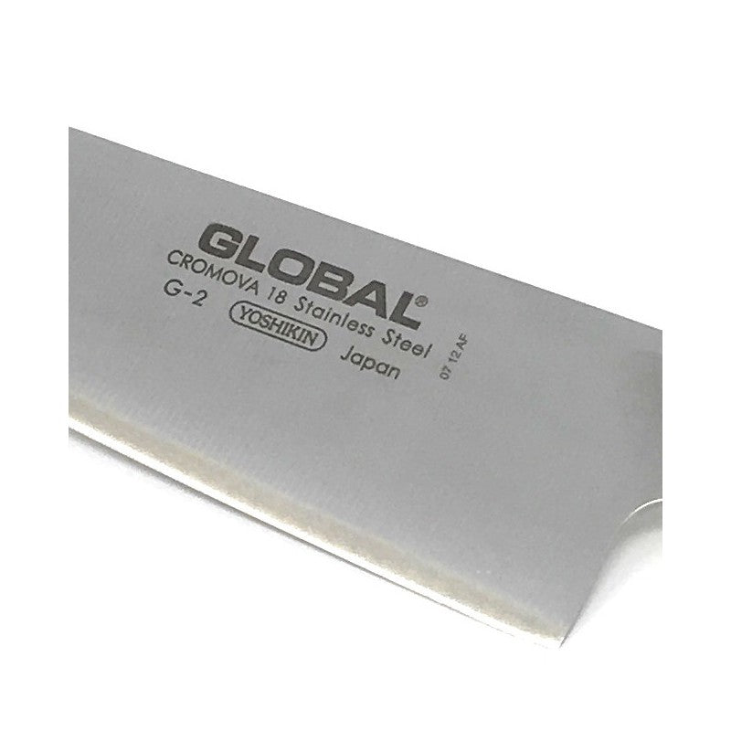 Colección de cuchillos Global Serie G incluyendo el modelo chef G-2