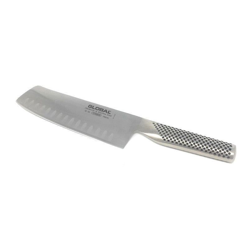 Cuchillo nakiri Global G-81 – perfil rectangular hoja ancha acero inoxidable