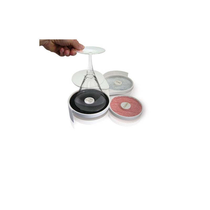 Ribeteador de copas y vasos blanco