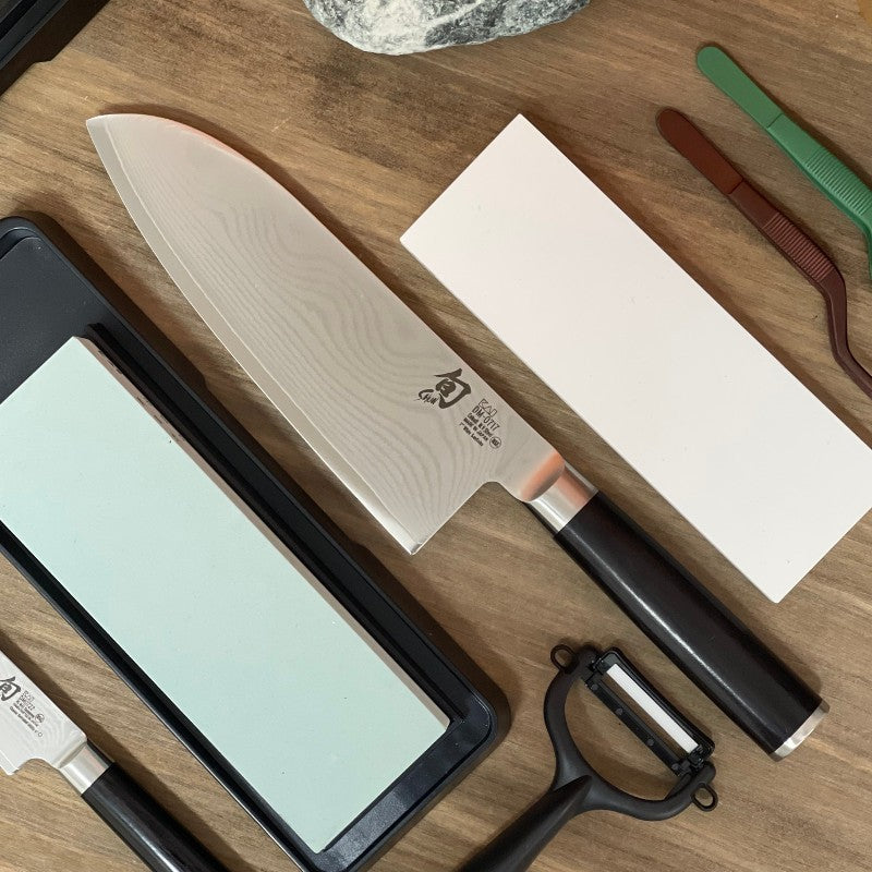 Shun Premier Cuchillo De Cocina Asiática De 7 Pulgadas, Cuchillo De