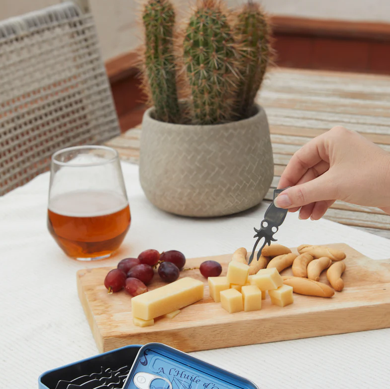 Tenedores para aperitivos Conserverie Calamares balvi