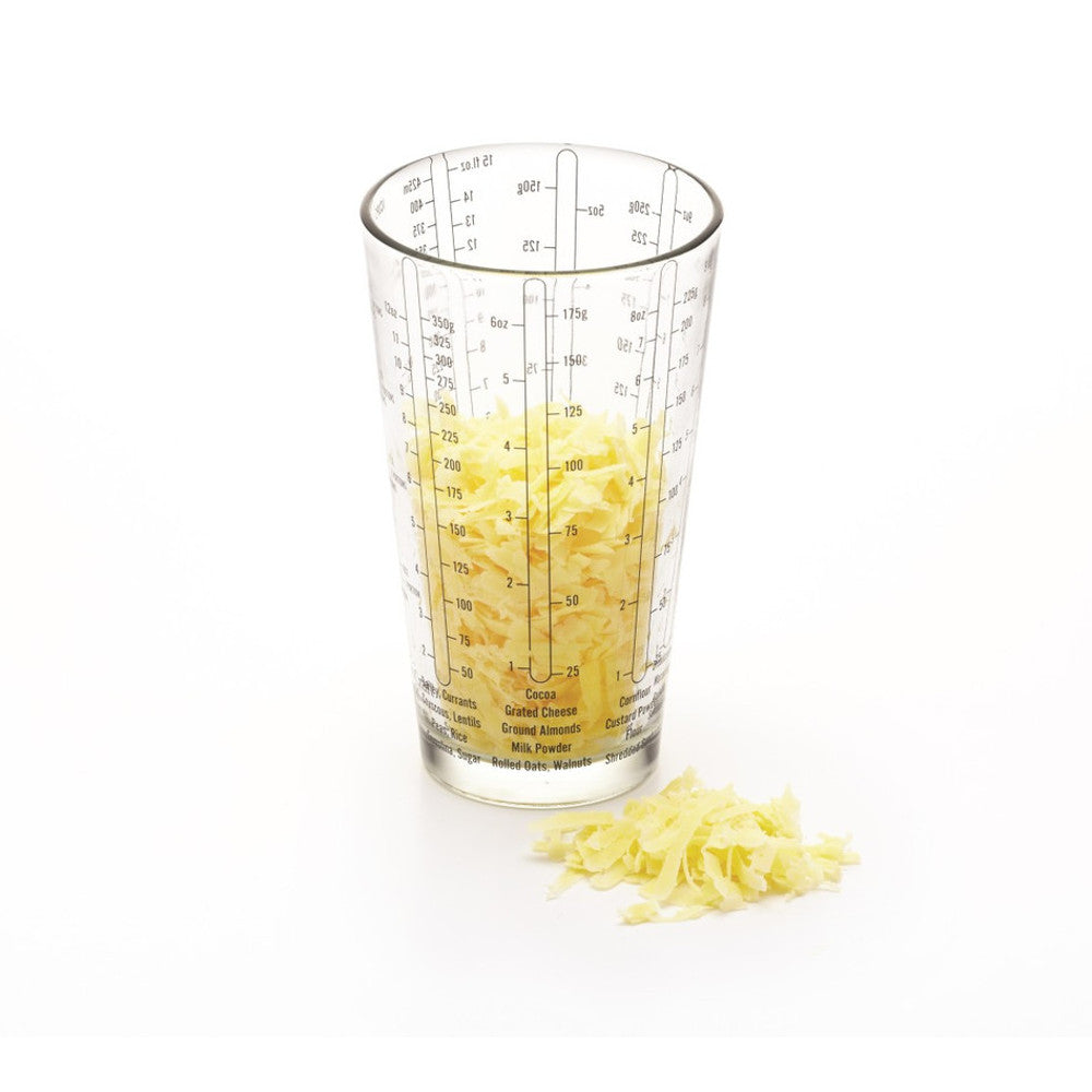 Vaso medidor de cristal