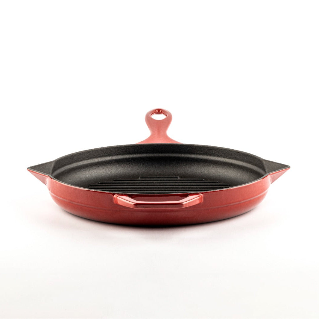 Sartén skillet Hosse Roja — detalle del acabado en hierro fundido