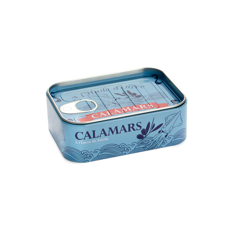 balvi latas de aperitivos forma calamares