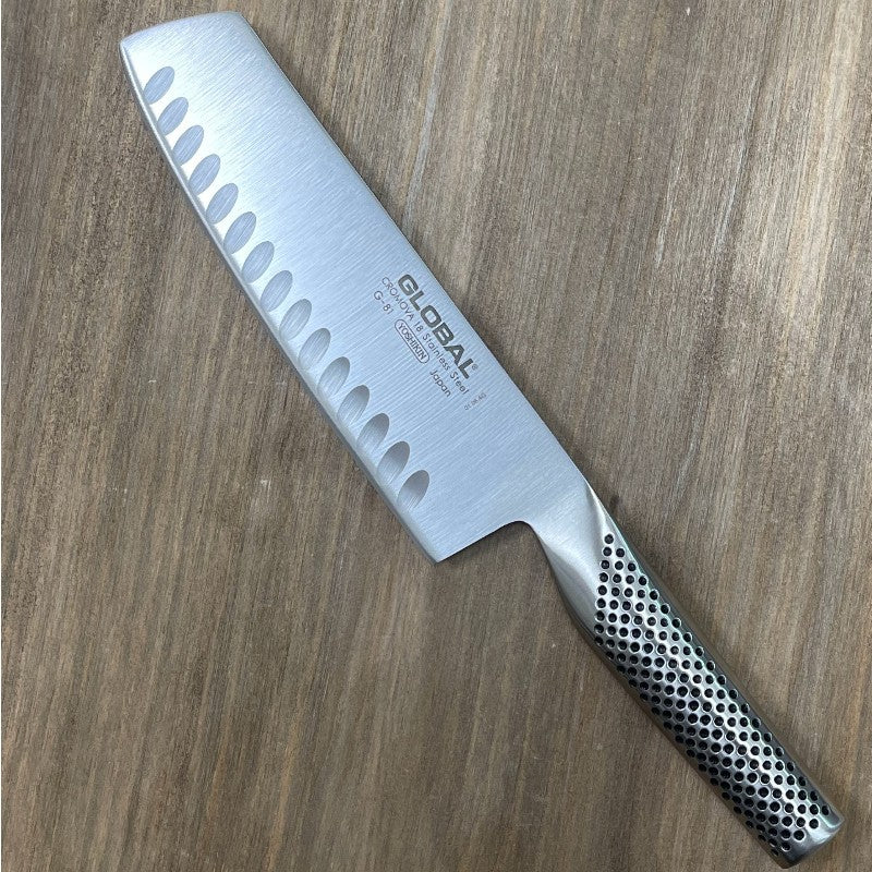 Cuchillo nakiri Global G-81 – cuchillo japonés profesional serie G para vegetales