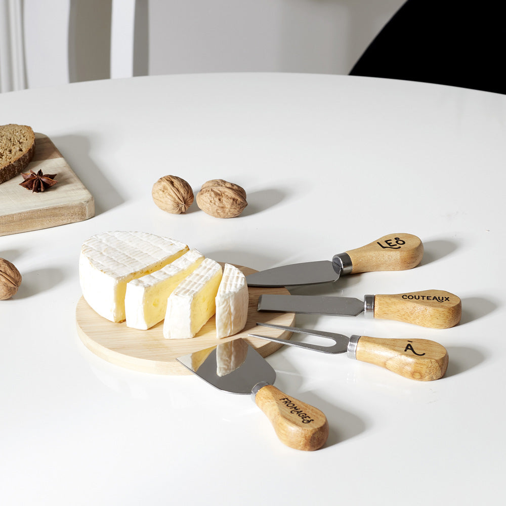 juego para cortar quesos