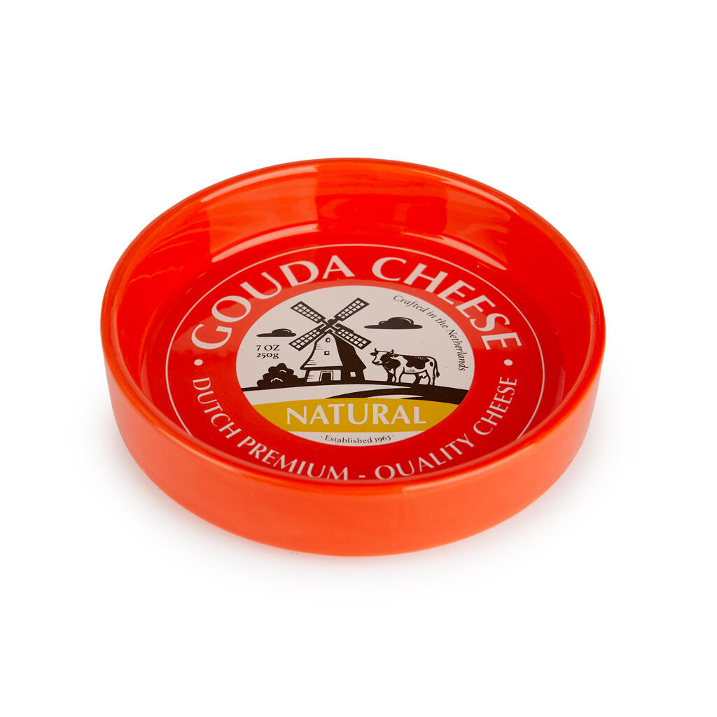 Cuenco para aperitivos Gouda Cheese rojo de cerámica Balvi