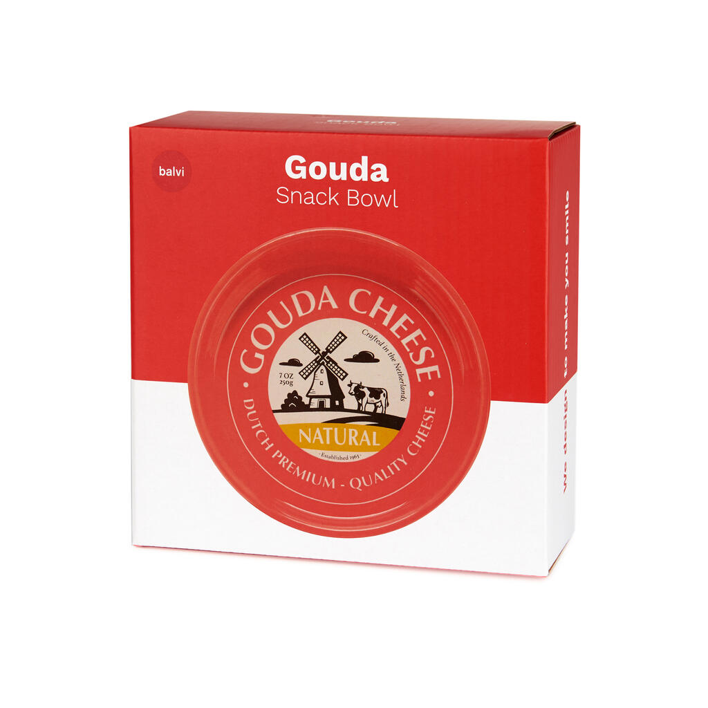 Cuenco para aperitivos Gouda Cheese rojo de cerámica Balvi