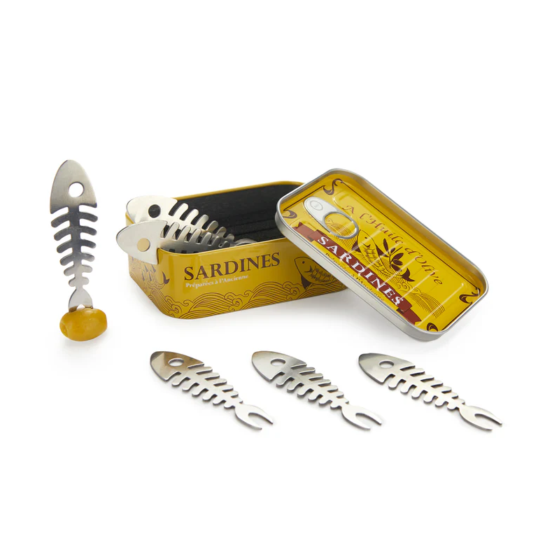 tenedores para aperitivos sardinas balvi