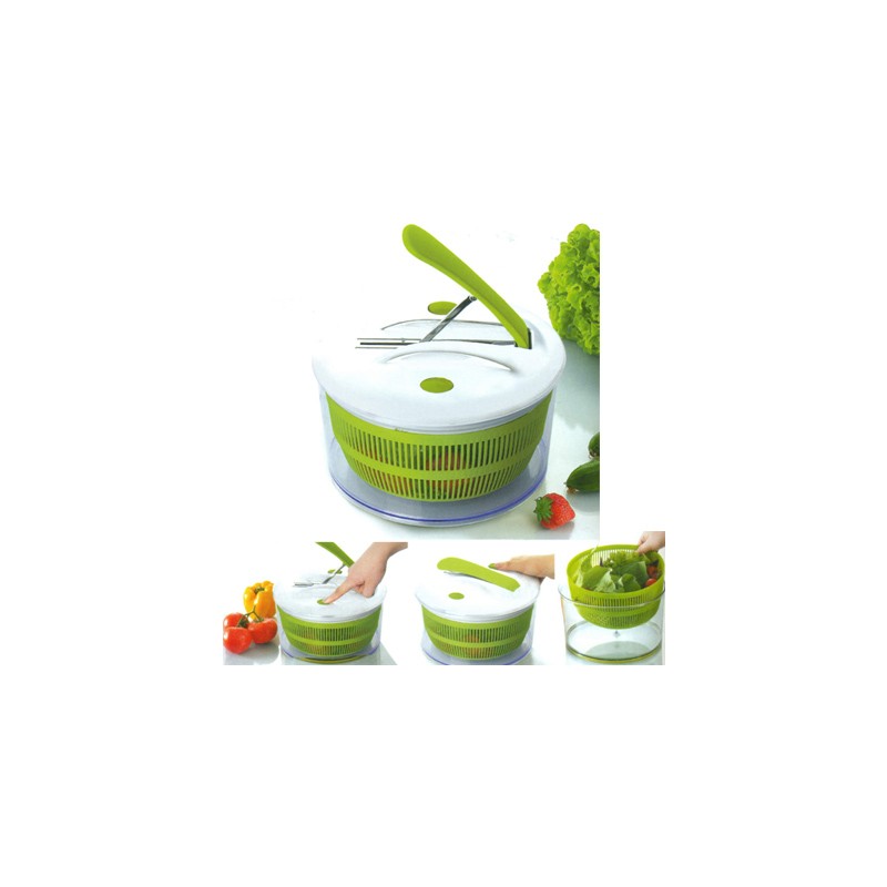 Centrifugadoras de lechuga y verdura para ensaladas crujientes y secas: modelos mini y estandar Lacor e Ibili