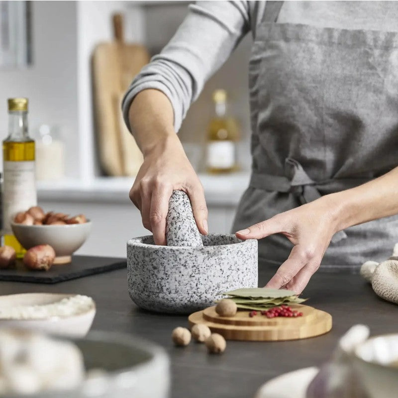 Morteros de cocina profesionales de granito, mármol y cerámica – colección Lacor, Ibili y Emile Henry
