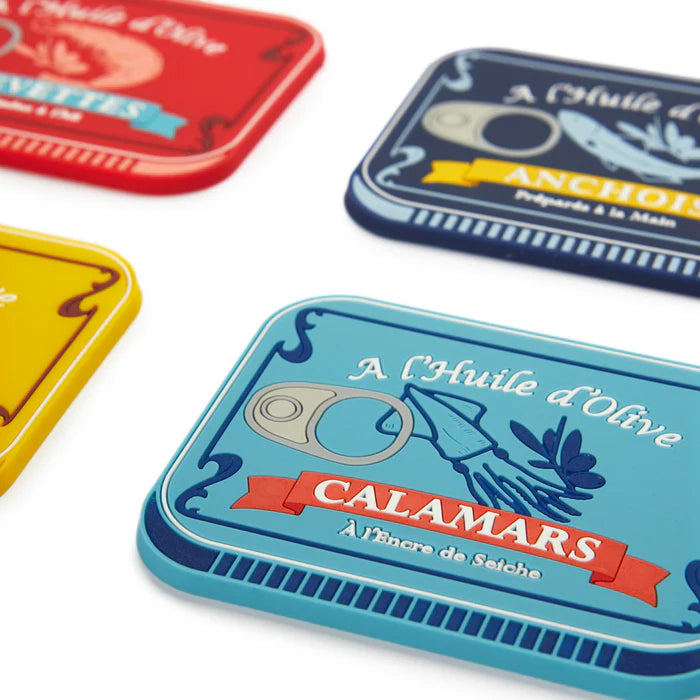 Posavasos cocina retro - Set 4 unidades colores vibrantes Balvi