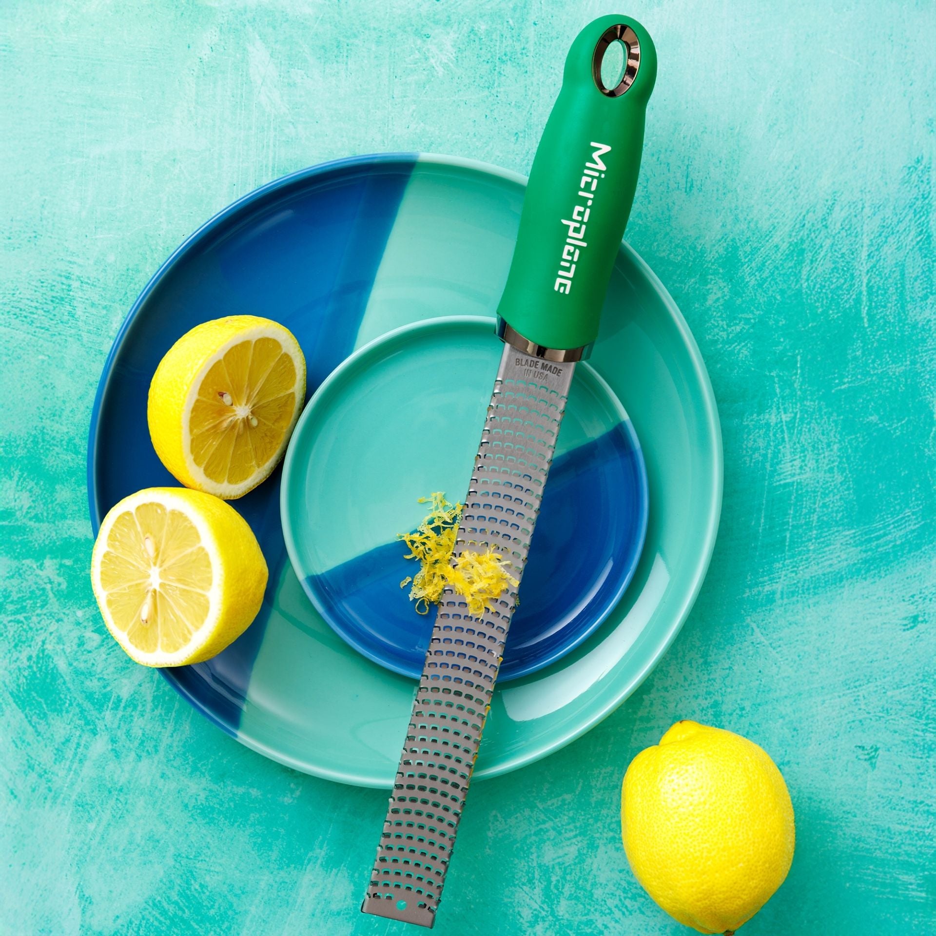 46762 Rallador Microplane Premium Zester Fresh Basil Green