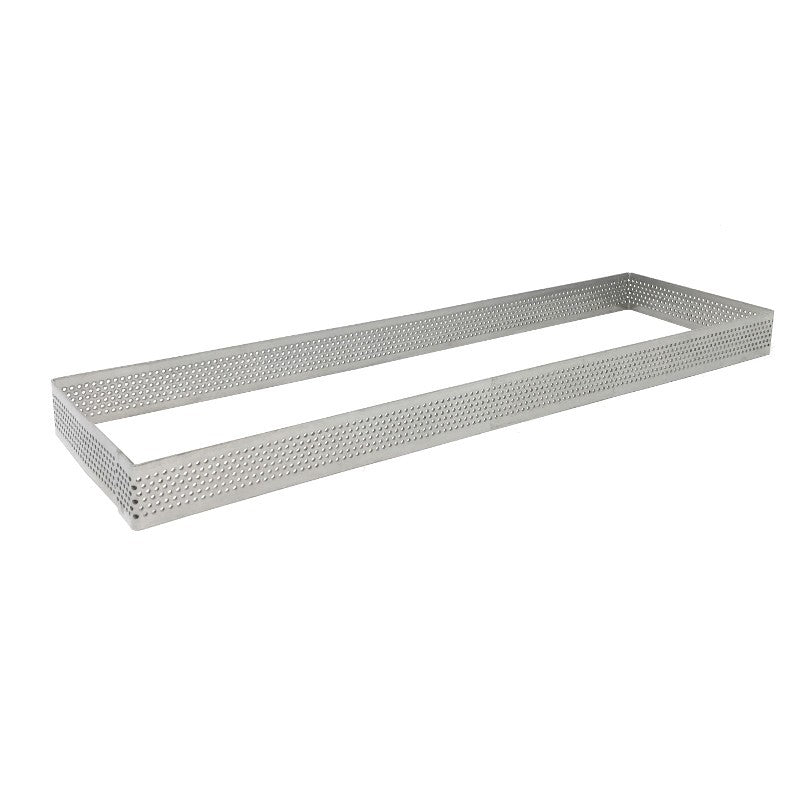 Aro para tarta rectangular perforado 20 Cms