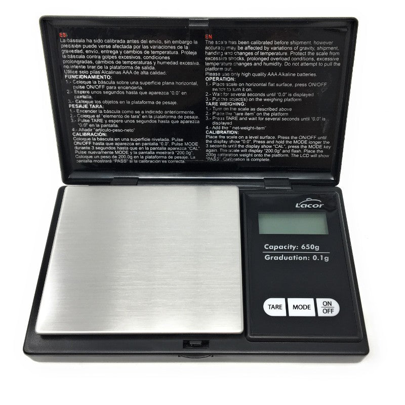 Lacor Elektronische Weegschaal Met Vierkante Basis 30kg Lacor Elektronische Weegschaal Met Vierkante Basis 30kg