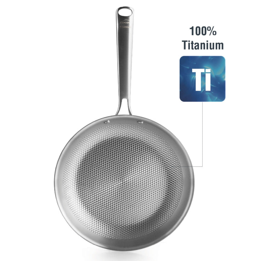 Sartén Titanio TitanGrill 3 Capas – Apta Inducción y Horno