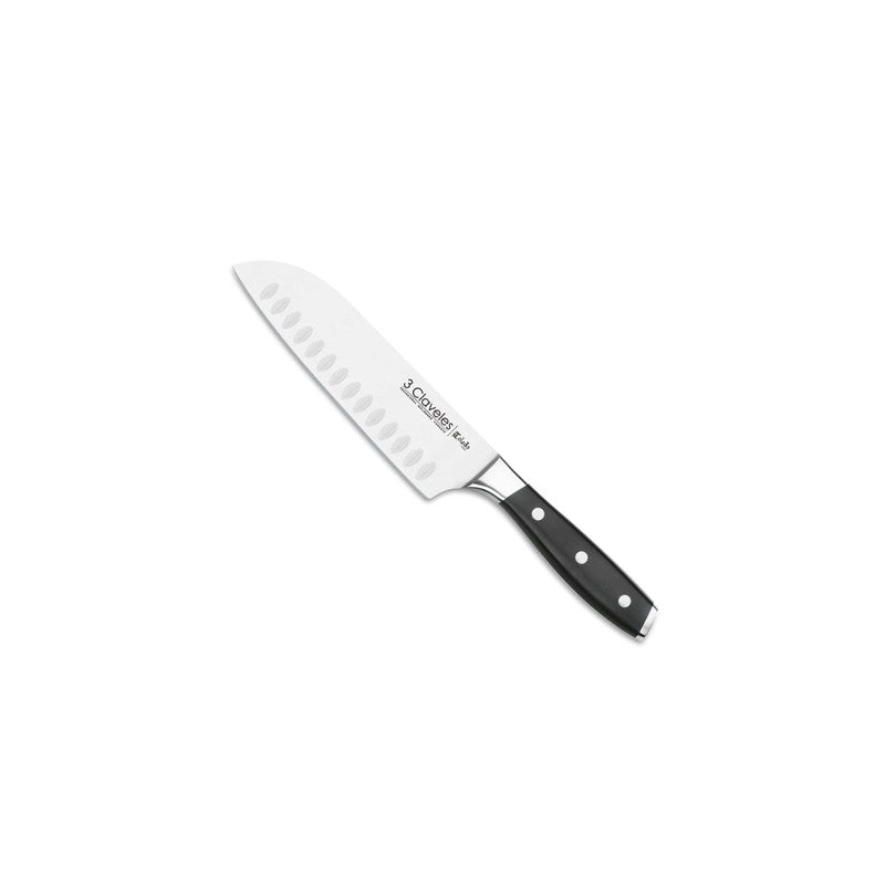 Cuchillo 3 claveles santoku 18 cms