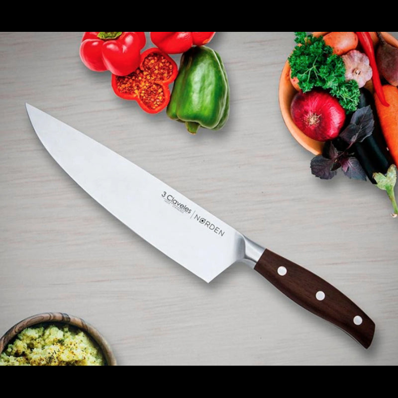 Cuchillo Chef 3 Claveles Norden