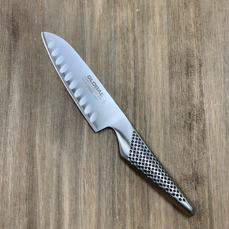 Cuchillo Santoku Alveolado Global GS-90