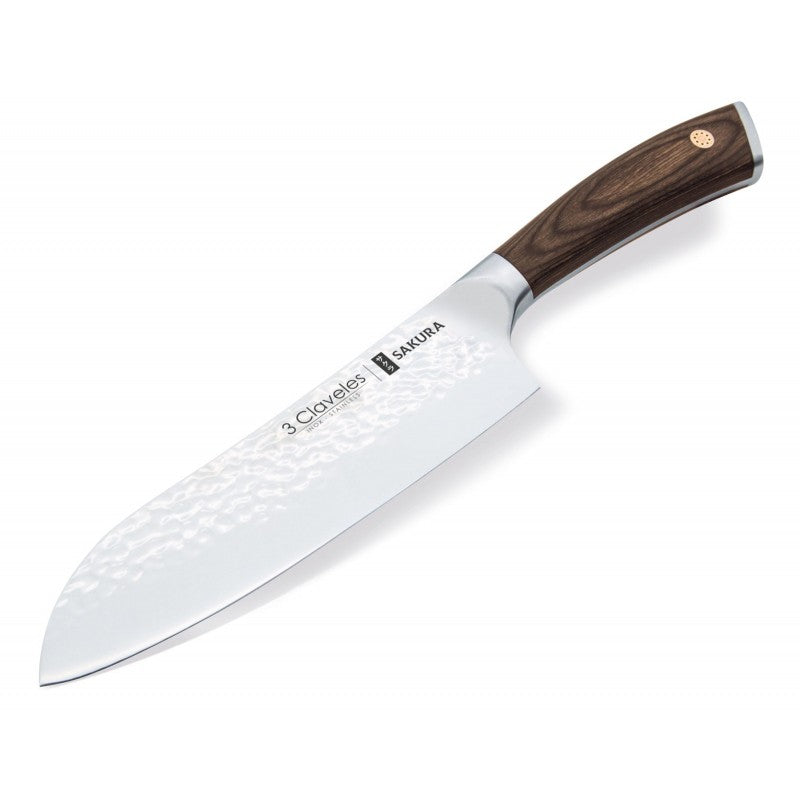 Cuchillo Santoku Sakura 3 Claveles