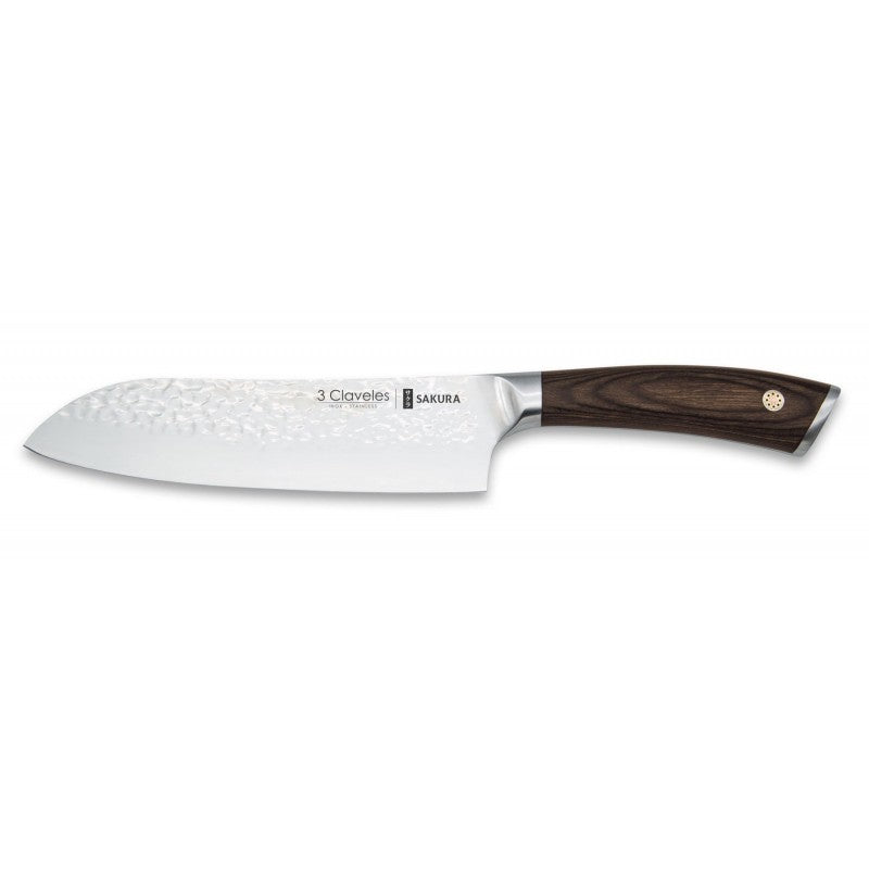 Cuchillo Santoku Sakura 3 Claveles