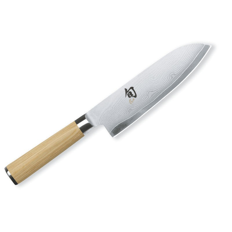 Cuchillo Santoku Shun Classic White