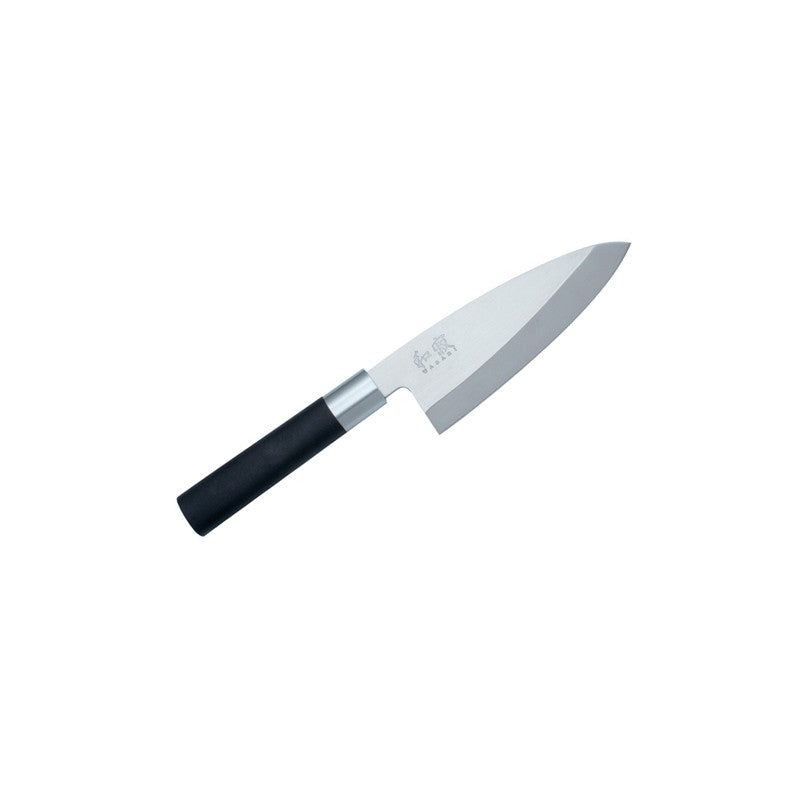 Cuchillo Wasabi Black Deba 15 Cms