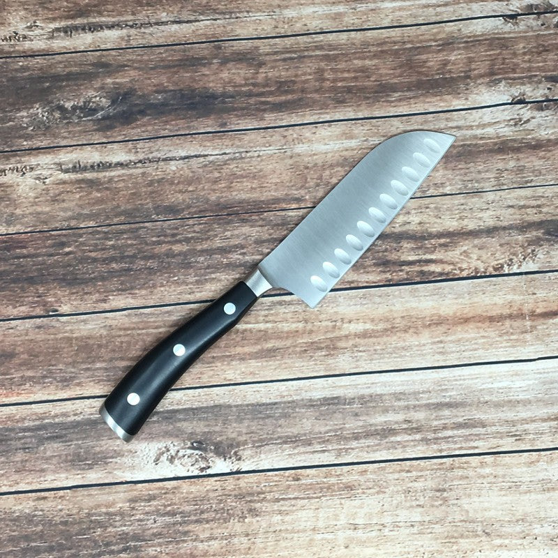 Cuchillo ikon classic santoku alveolado wusthof