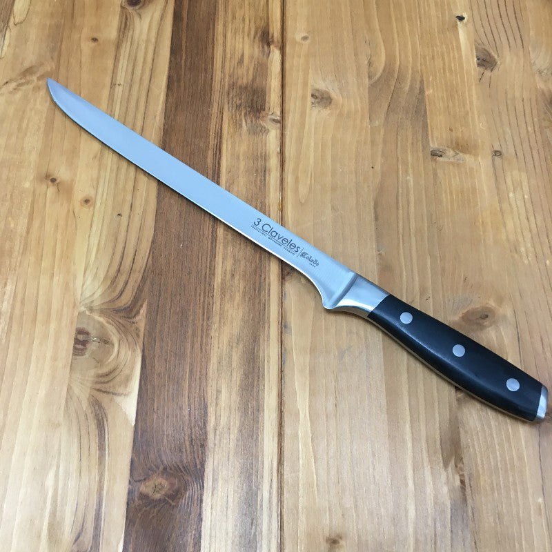 Cuchillo jamonero 3 claveles