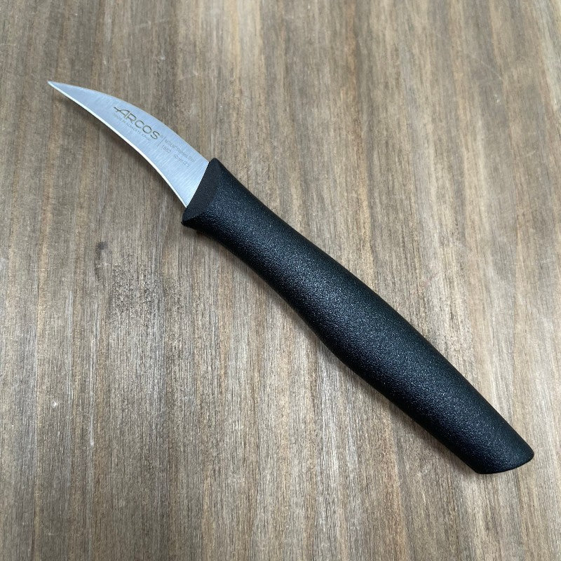 Cuchillo pelador curvo