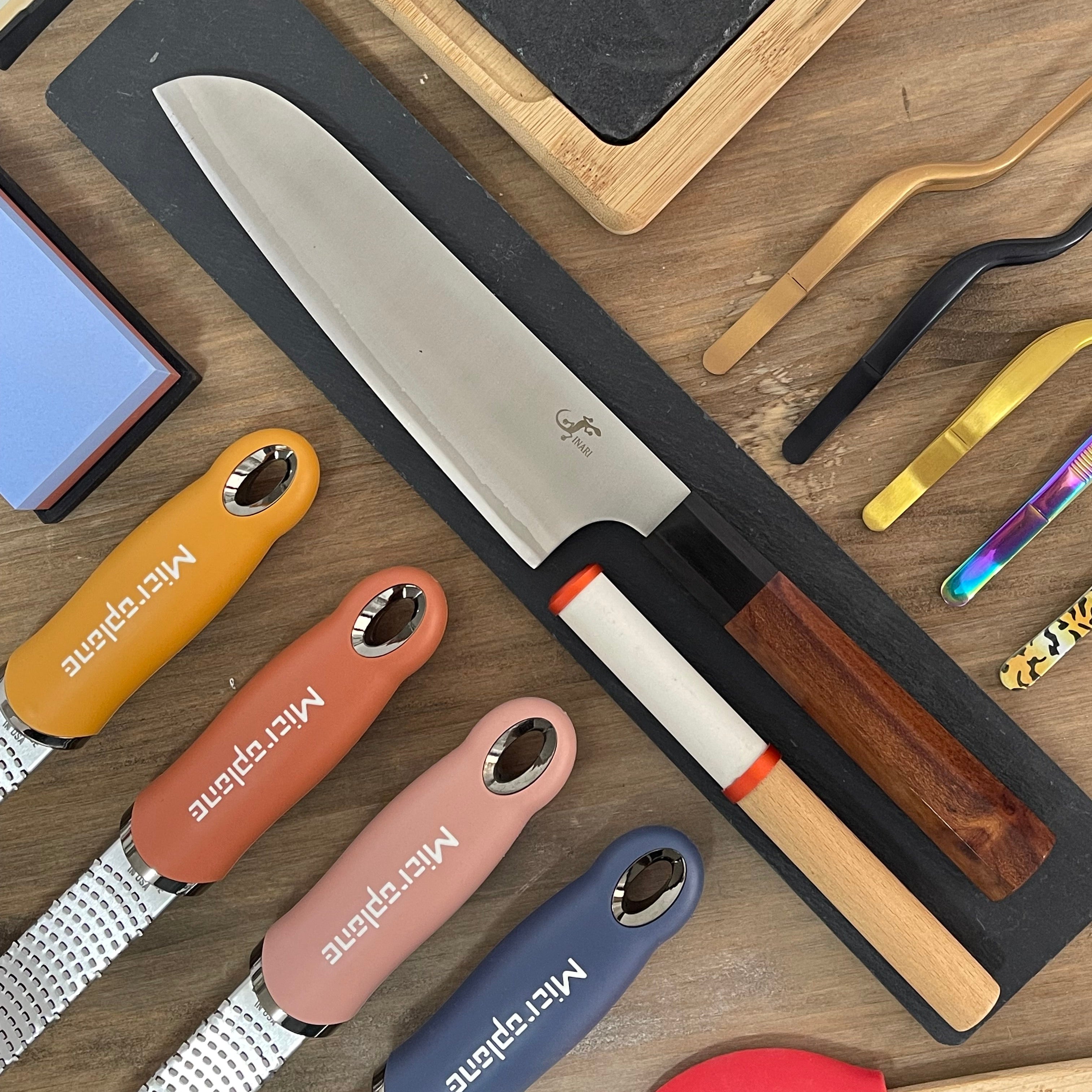 Cuchillo Santoku Salamandra acero Tamahagane