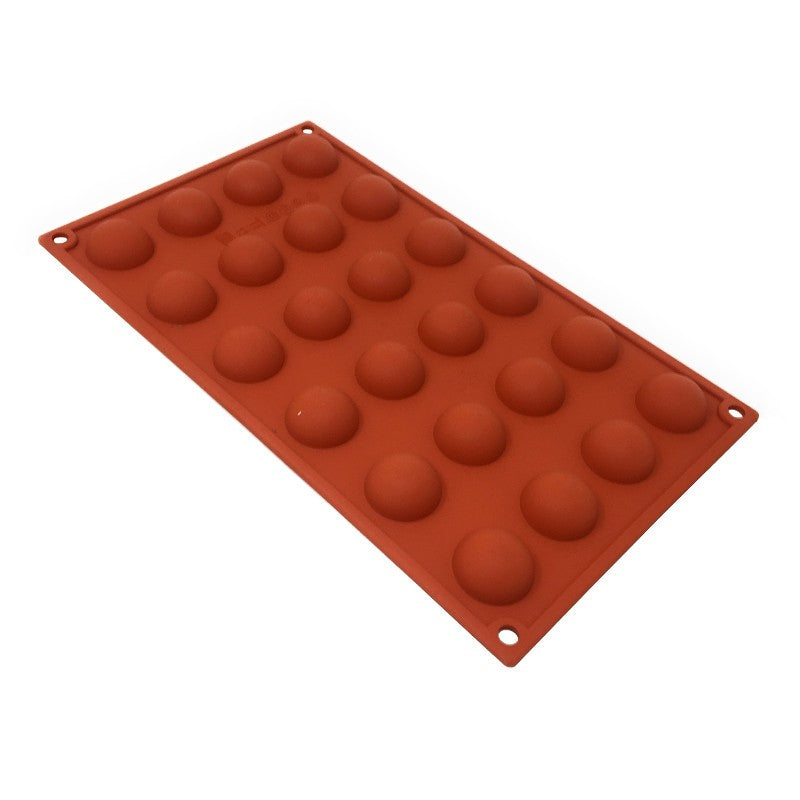 Molde para semiesfera 24 cavidades silicona