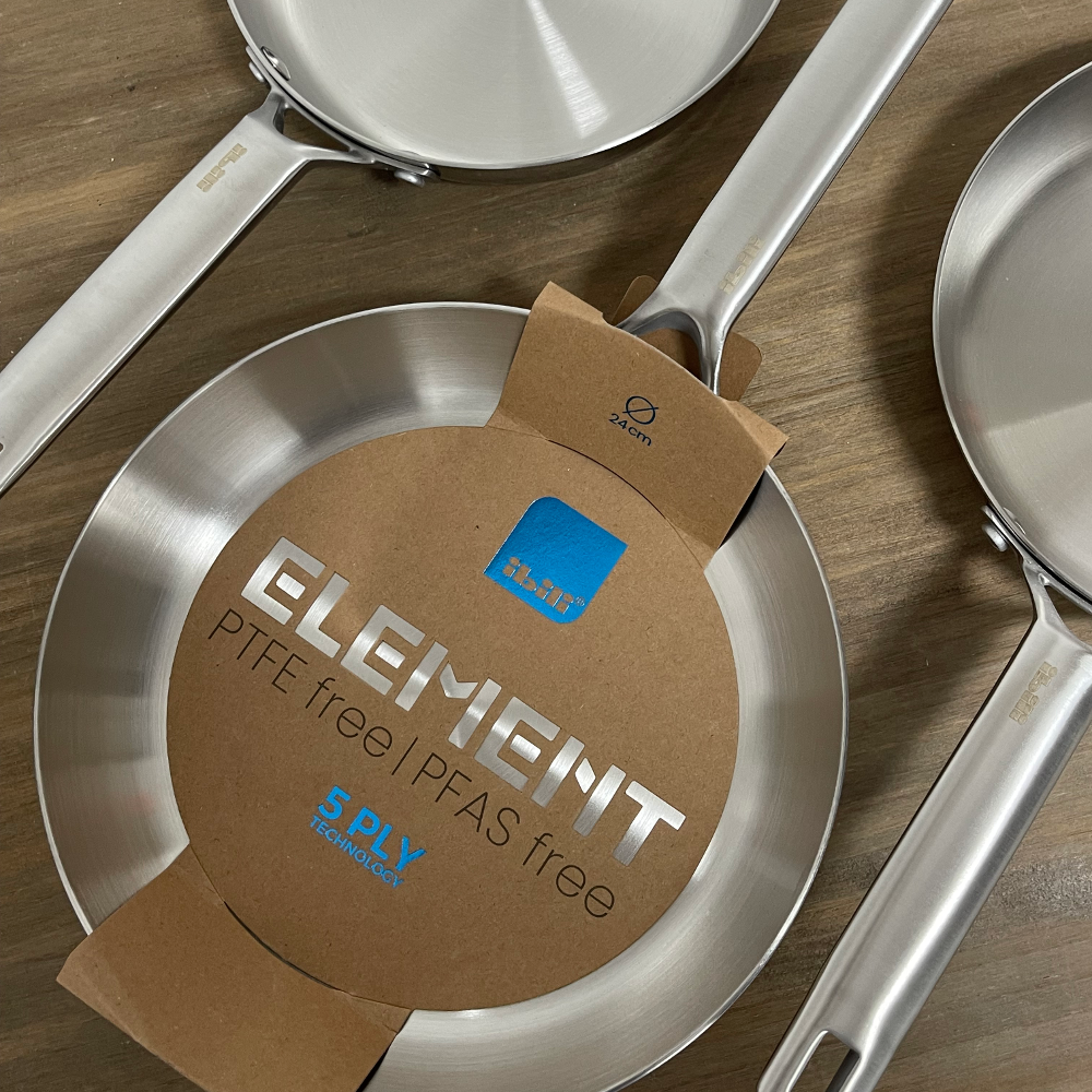 Sarten de acero inox 5PLY Element de Ibili
