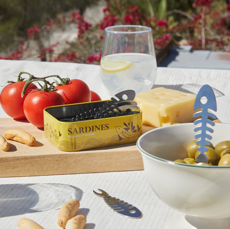 balvi tenedores para aperitivos sardinas
