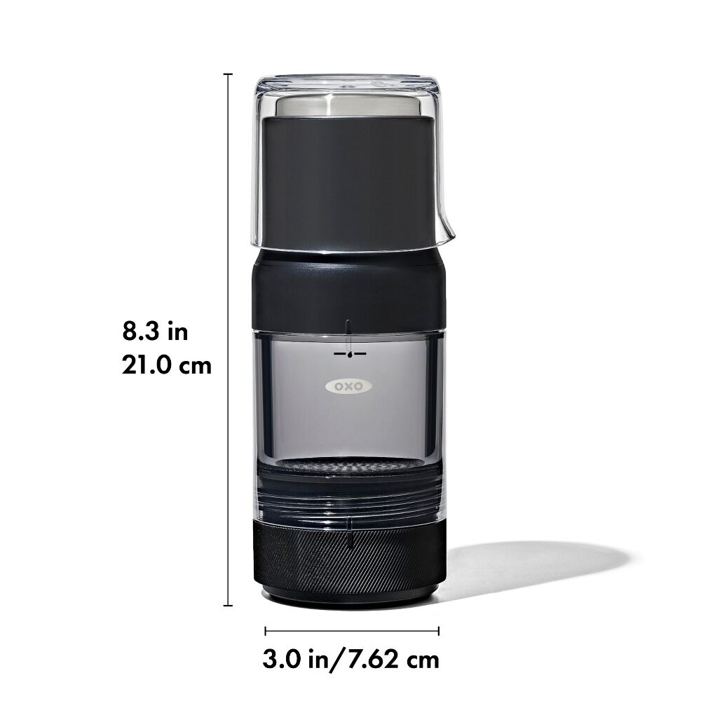 OXO Brew Rapid Brewer – cafetera de mano con filtro de acero inoxidable