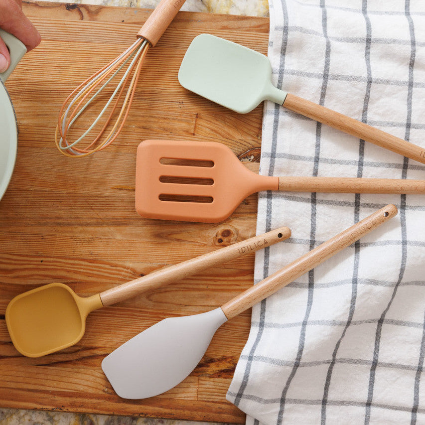 cucharas y lenguas de silicona