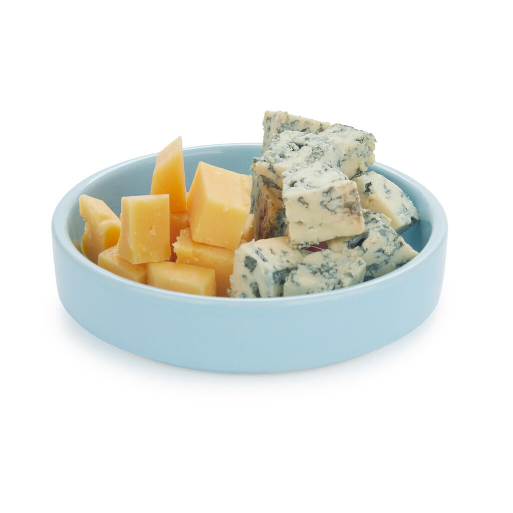 Cuenco para aperitivos Camembert Cheese azul de cerámica Balvi
