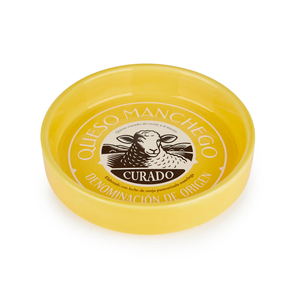 Cuenco para aperitivos Manchego Cheese amarillo de Balvi